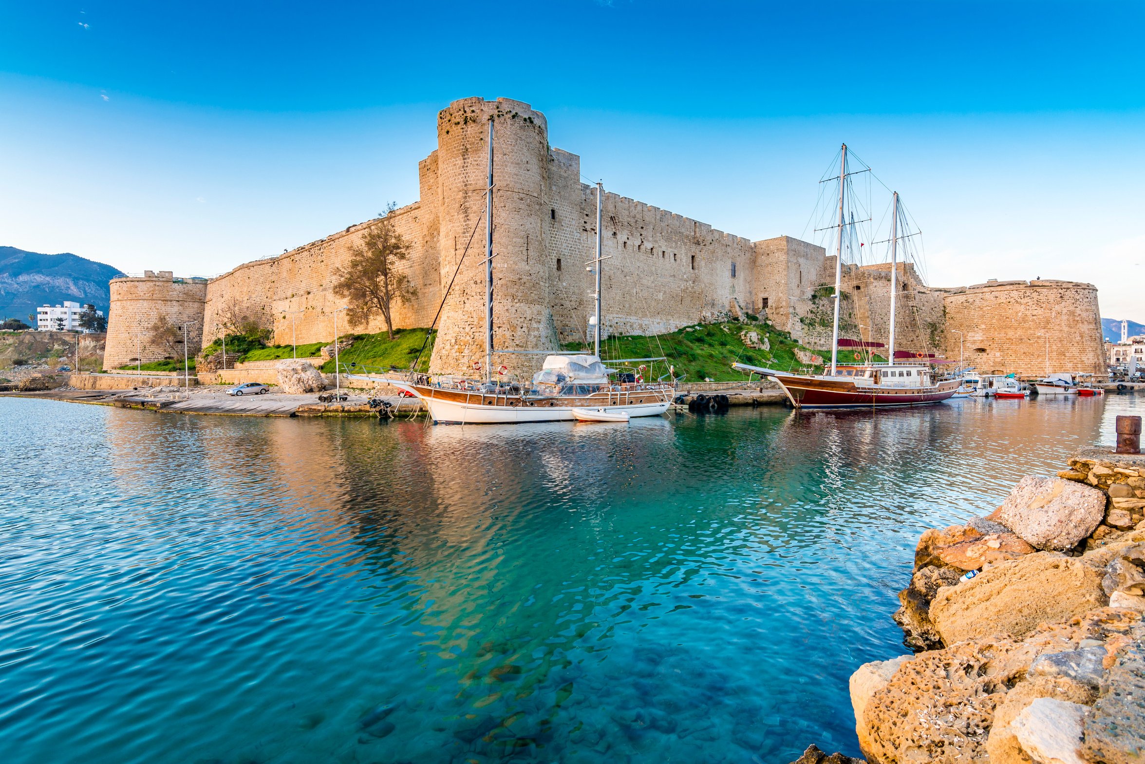 Kyrenia Castle view in Northern Cyprus